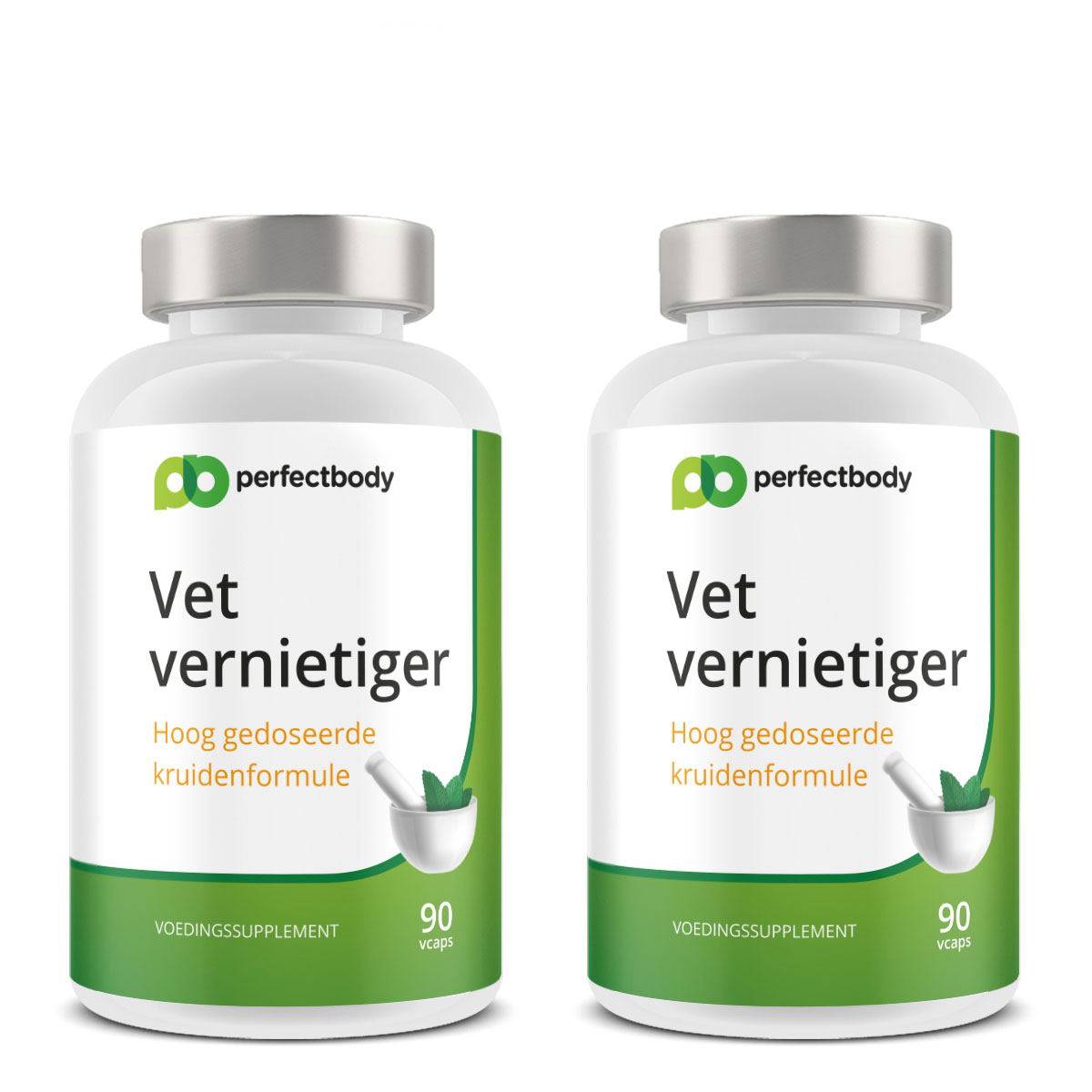 Perfectbody Vet Vernietiger 2-pack - 180 Vcaps thumbnail