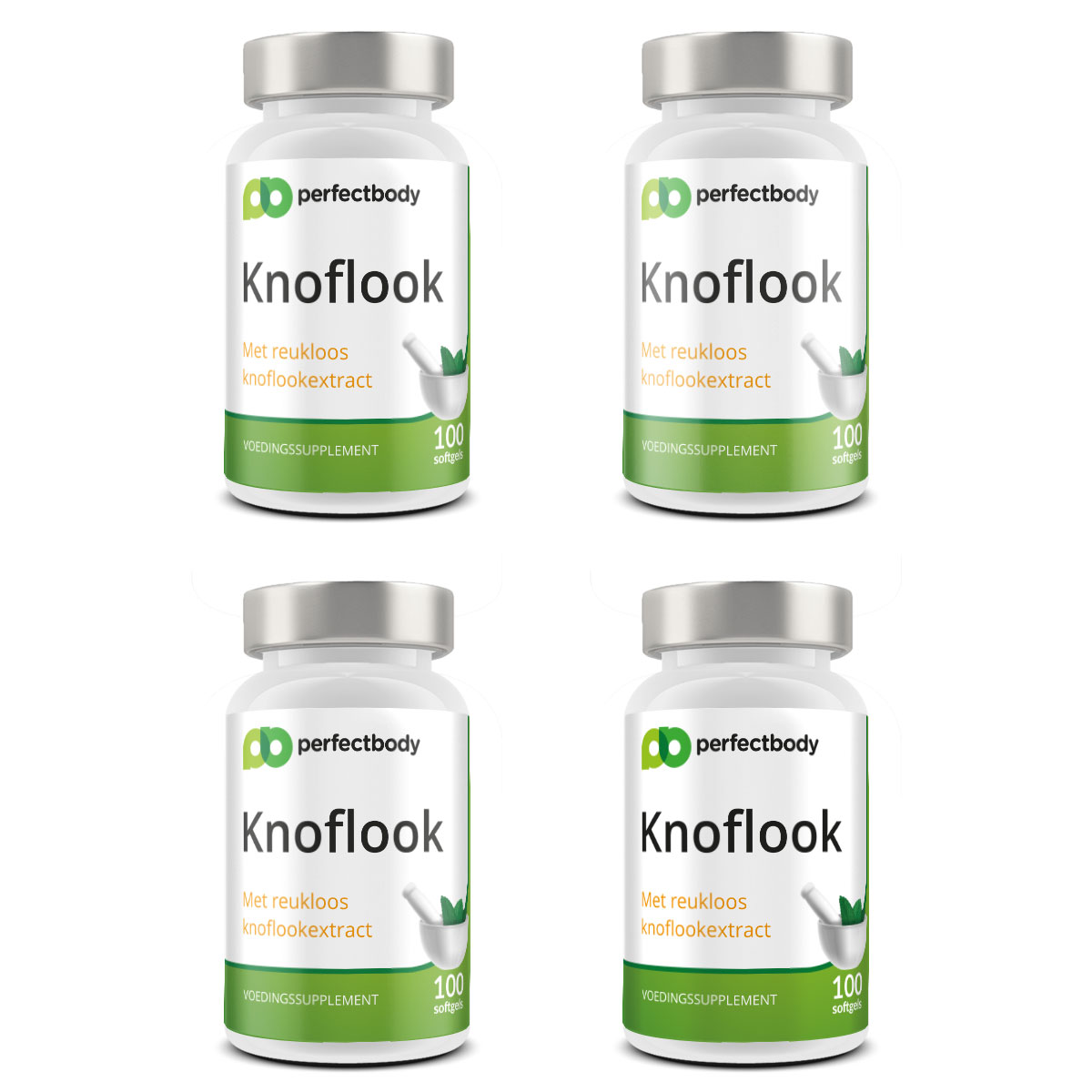 Perfectbody Knoflook Capsules 4-pack 400 Softgels